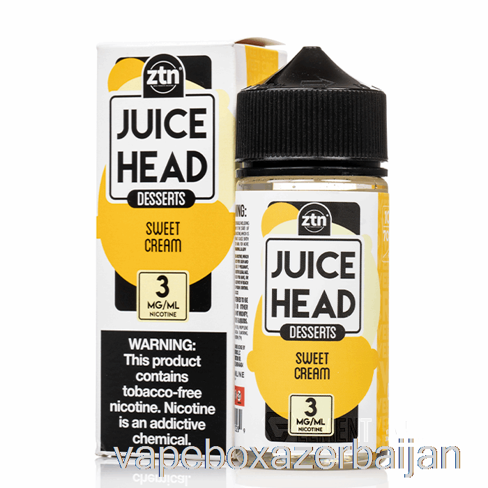 E-Juice Vape Sweet Cream - Juice Head - 100mL 3mg